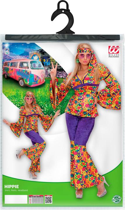 Actual product image Widmann Flowery hippie costume (M)