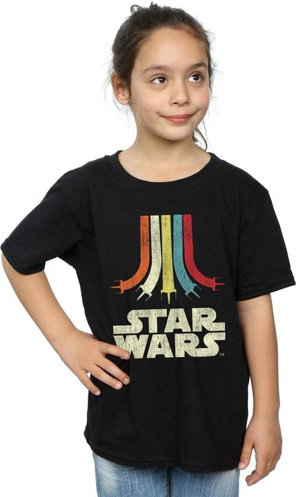 Immagine prodotto Star Wars Maglietta Arcobaleno Ragazze (140, 146)