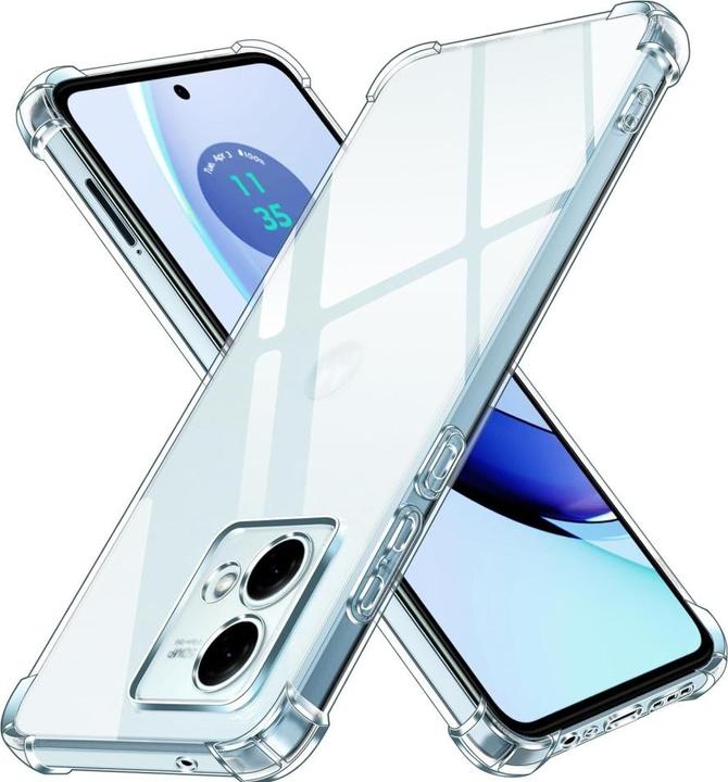 Screenguard Motorola Moto G84 5G Hülle Crystal Soft Airbag Bumper (Motorola Moto G84)