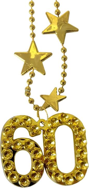 Immagine prodotto Folat Collana color oro 60 anni (Materiale sintetico)