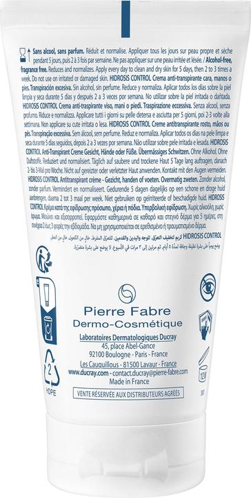 Produktbild Ducray Hidrosis Control (Crème, 50 ml)