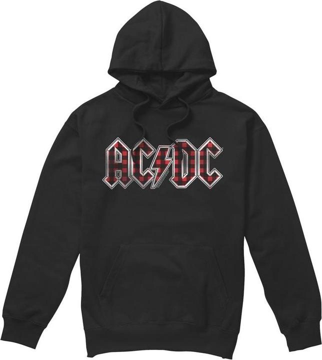 Immagine prodotto AC/DC Felpa con Cappuccio Logo Plaid Uomo (M)