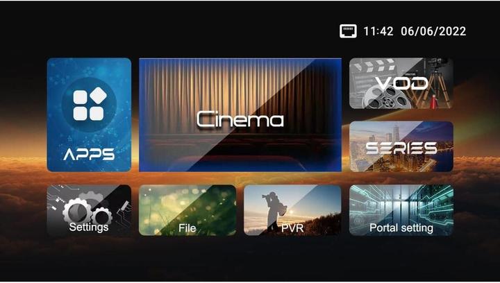 Produktbild Golden Interstar Beta X 4K UHD Linux - Set Top Box (8 GB, Linux)