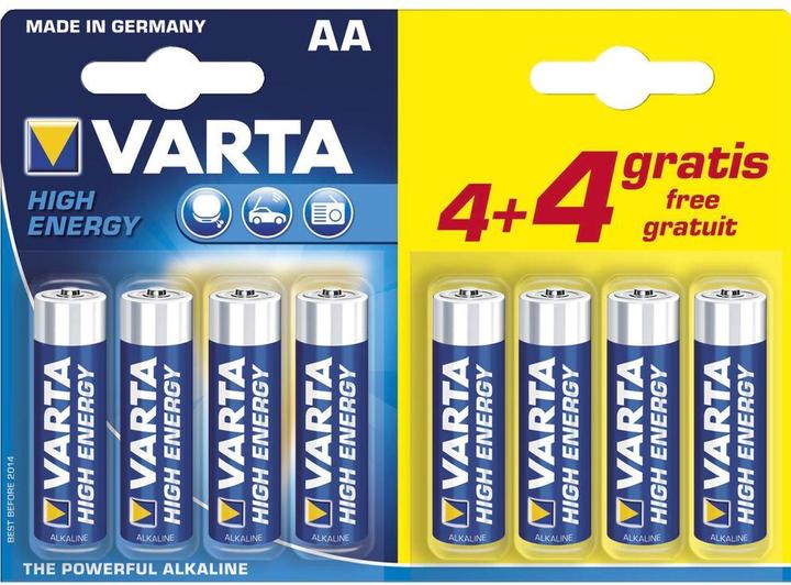 Immagine prodotto Varta potenza a lunga durata (8 pz., AA, 2960 mAh)