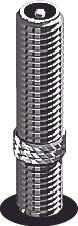 Immagine prodotto Schwalbe Tubo flessibile 12 (Schrader (AV), 12", 40 mm)