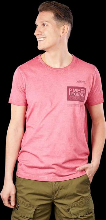 Pme Legend Short Sleeve Jersey T-Shirt Crew Neck Slate Rose