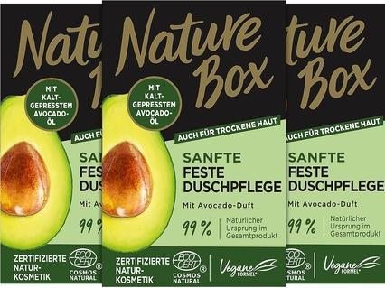 Productafbeelding Nature Box Zachte vaste doucheverzorging met avocado-olie