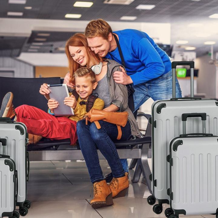 Image du produit Arebos Valise de voyage (94 l, Bagage à main (jusqu'à 50l), M (50 - 90l), L (90 - 115l), XL (à partir de 115l))