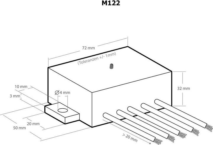 Image du produit Kemo Interrupteur crépusculaire/capteur de lumière 12V M122