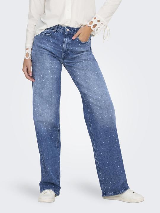 Produktbild Only ONLJUICY Hohe Taille Weiter Beinschnitt Jeans Jeans mit weitem Bein (W29/L32)