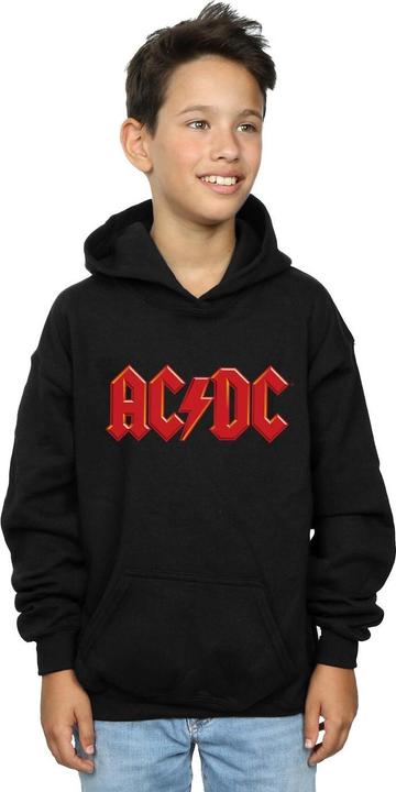 Actual product image AC/DC Boys Red Logo Hoodie (140, 146)