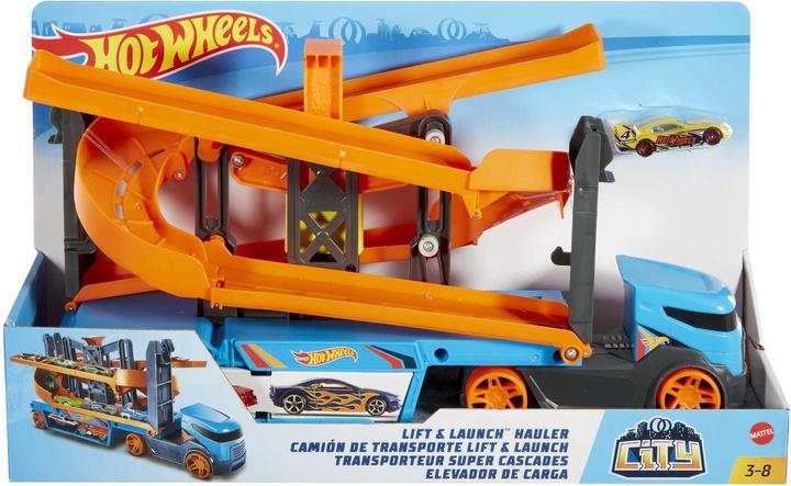 Actual product image Hot Wheels Lift & Launch Hauler