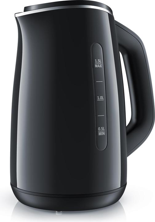 Actual product image Arendo Kettle 1.5 l, 2200 W, stainless steel & glass with tea strainer, tea maker, temperature selection (1.50 l)