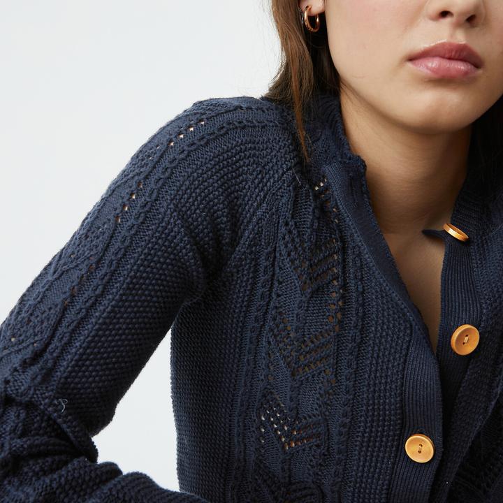 Produktbild La Redoute Collections Cardigan aus Pointelle-Strick (S)