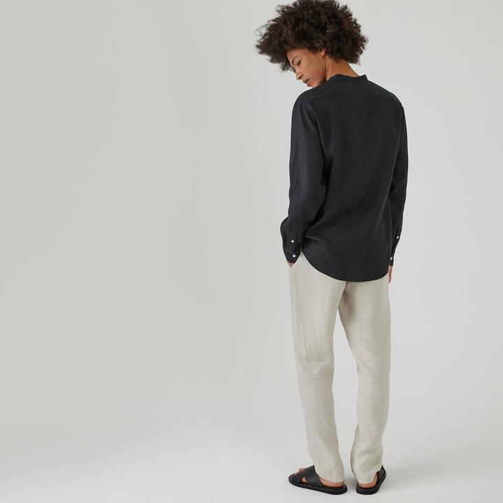 Produktbild La Redoute Collections Langärmeliges Hemd mit Stehkragen (XL)