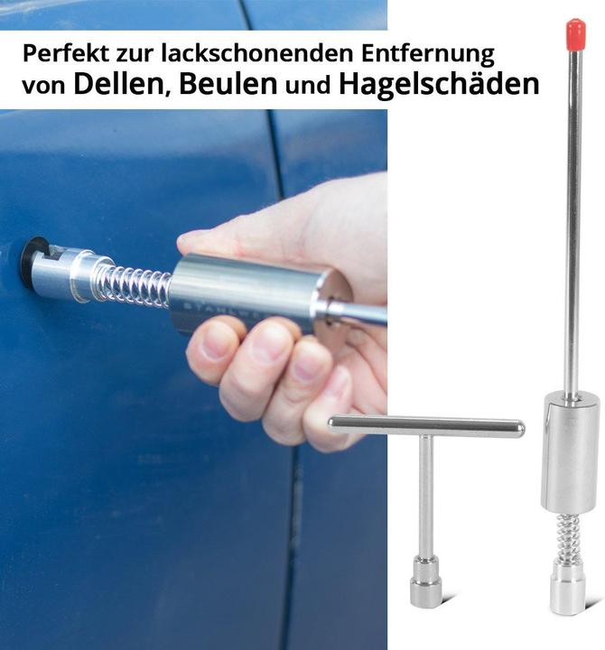 Produktbild Stahlwerk Dellen-Reparatur-Set 83-teiliges Kfz Smart Repair Ausbeul-Set
