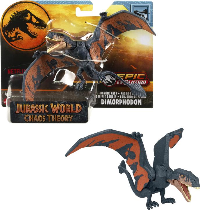 Actual product image Mattel JURASSIC WORLD DANGER PACK Dimorphodon