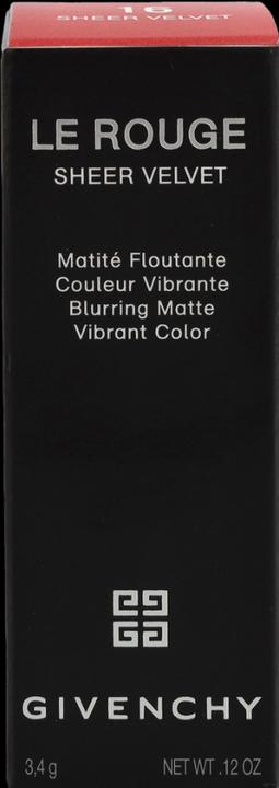 Produktbild Givenchy Le Rouge Sheer Velvet Matte Refillable Lipstick (#16 Nude Boise)