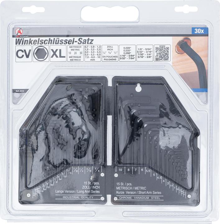Actual product image BGS L-key set (Allen screw)
