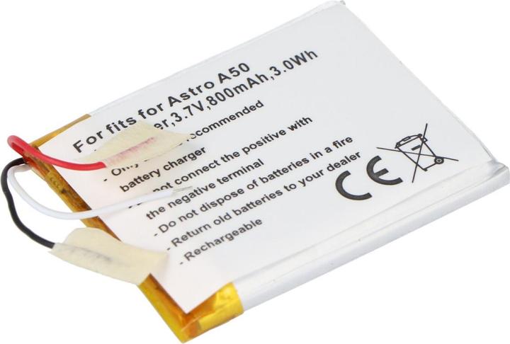 Actual product image AccuCell Astro A50 battery, SRP603443