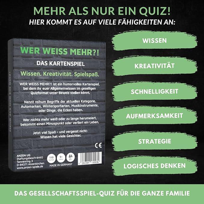 Produktbild Anzen Spiele WER WEISS MEHR?! (d) (Deutsch)