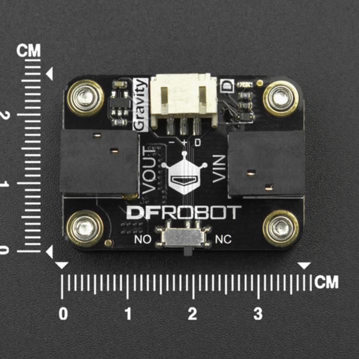 Produktbild DFRobot Gravity Easy Relais Modul mit DC Barrel Jack 5.5mm / 2.1mm
