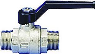 Grameta A/S Aster kugle valve 1/2 - nipple nipple m.alm.håndtag