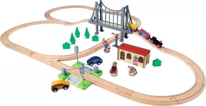 Actual product image Eichhorn EH railroad, railroad set with bridge