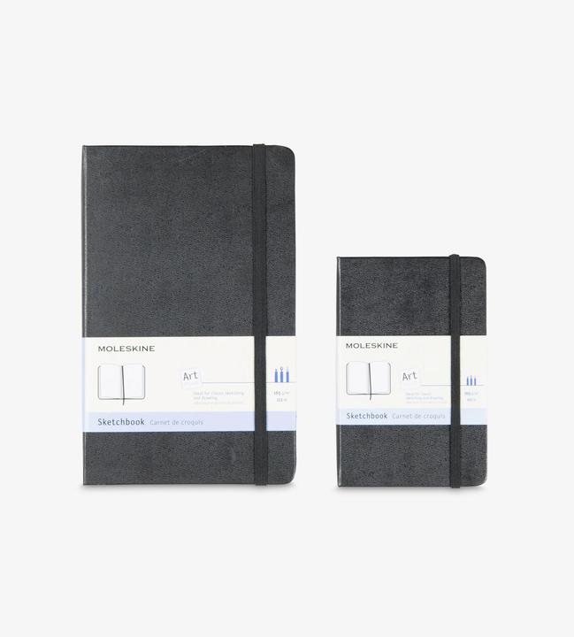 Image du produit Moleskine Sketchbook (A5, Blanc, Couverture rigide)