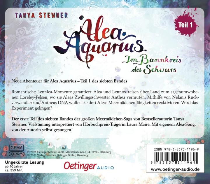 Immagine prodotto Alea Aquarius 7. sotto l'incantesimo del giuramento (Frank Gustavo, Laura Maire, Carrelli Claudia, Stewner Tanya, Guido Frommelt, Tedesco)