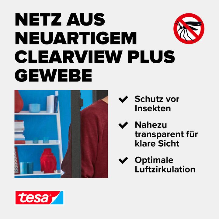 Valeurs nutritives et ingrédients tesa Moustiquaire Alu COMFORT pour portes, Moustiquaires (100 x 220 cm)