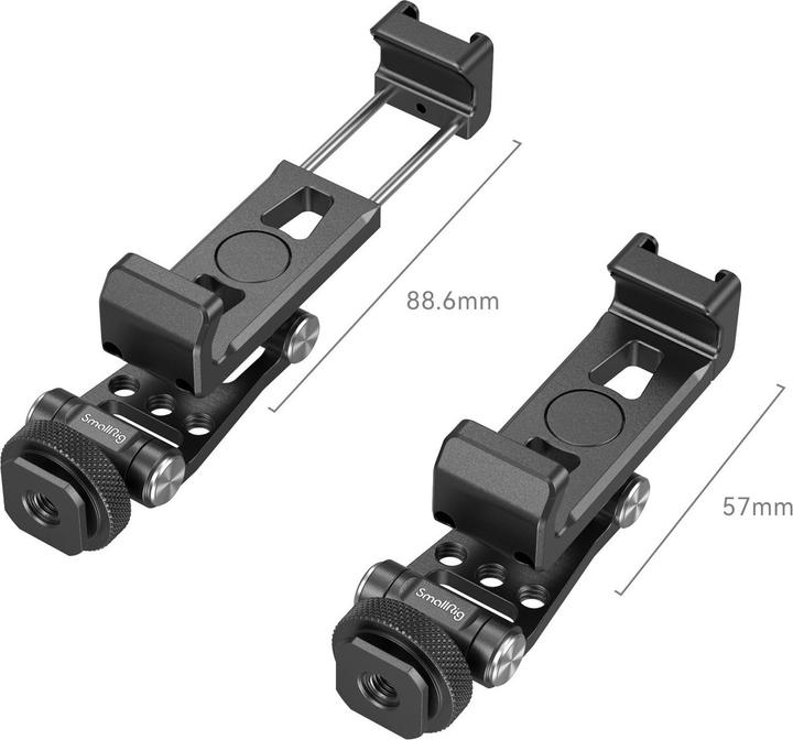 Produktbild SmallRig Metal Phone Holder with Cold Shoe Mount (Gimbal Zubehör, Cage Zubehör, Diverses Video Zubehör)