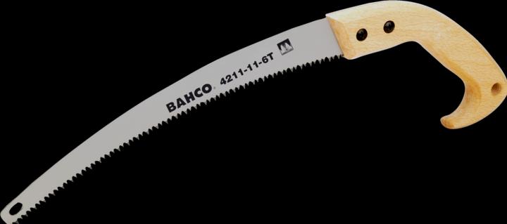 Immagine prodotto Bahco Sega per rami con punte dei denti riaffilabili e manico in legno, 6 denti, 11".