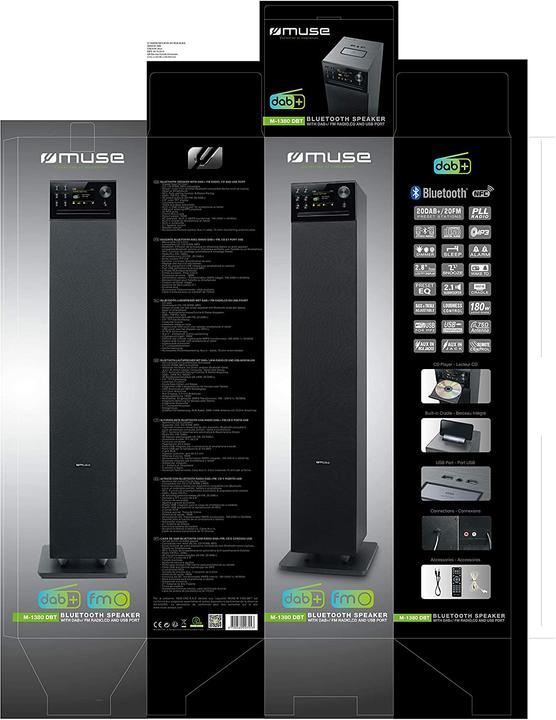 Produktbild Muse M-1380 DBT (DAB+, PLL, FM, Bluetooth)