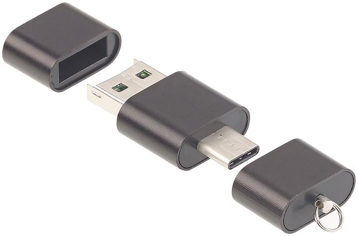 Pearl Mini-Cardreader & USB-Stick (USB 2.0, USB-C)