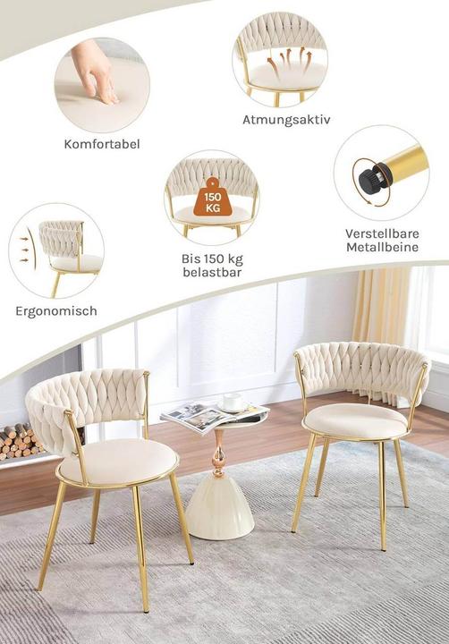 Produktbild Woltu Esszimmerstuhl