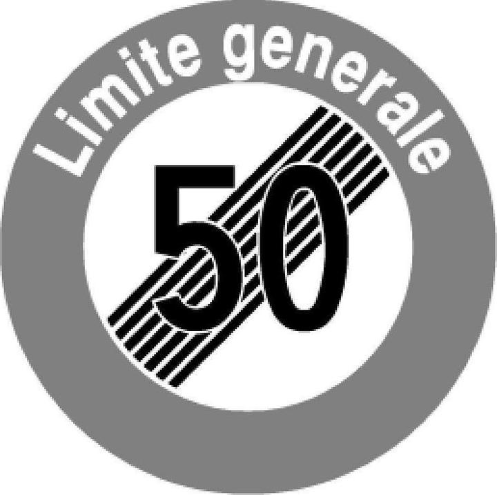 Actual product image BRW Sign Fine velocita mass. 50 Limite generale 2.53.3