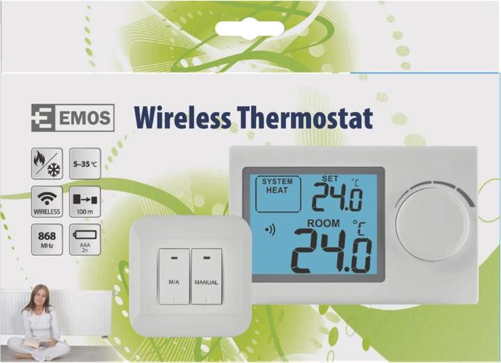 Image du produit Emos Thermostat d'ambiance P5614, manuel, sans fil