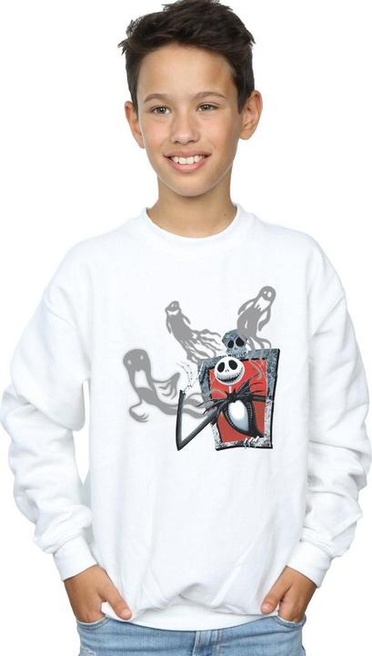Actual product image Disney Boys Nightmare Before Christmas Ghosts Of Jack Sweatshirt (128)