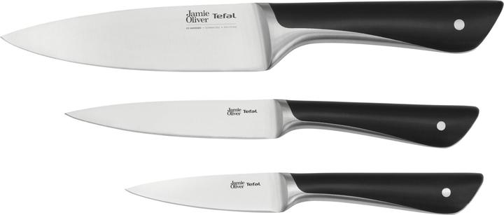 Actual product image Tefal Jamie Oliver 3-piece Knife Set, Black (20 cm)