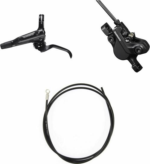 Immagine prodotto Shimano Set di freni a disco BR-MT500 VO con pastiglie in resina BL-MT501 PM 1000mm. Scatola (Freno anteriore, Set freni, 2)