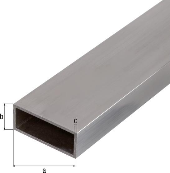 Image du produit Kaiserthal Tube rectangulaire en aluminium 50x20x2 mm, 1 m