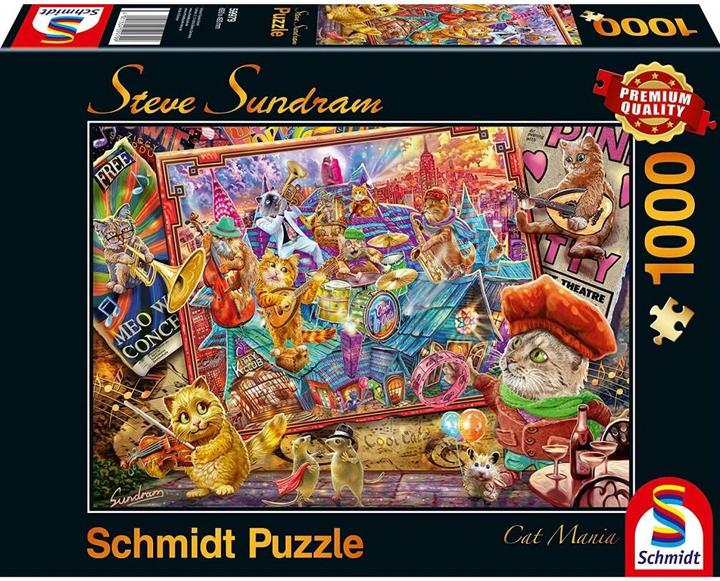 Image du produit Schmidt Spiele La manie des chats (1000 pièces)