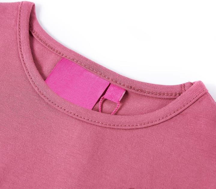 Produktbild VidaXL Kinder-Langarmshirt Himbeerrosa 104,Material: 95 (104)