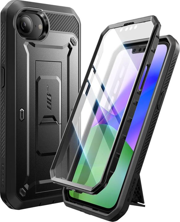 Actual product image Supcase - Unicorn Beetle Pro - iPhone 16e - Black (Apple iPhone 16e)