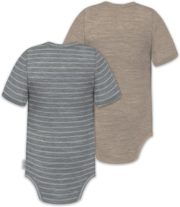 Normani 2er Set Baby Merino Kurzarmbody „Tihoi" - 9317
