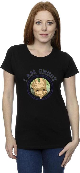 Actual product image Guardians of the Galaxy Womens/Ladies Groot Varsity Cotton T-Shirt (M)