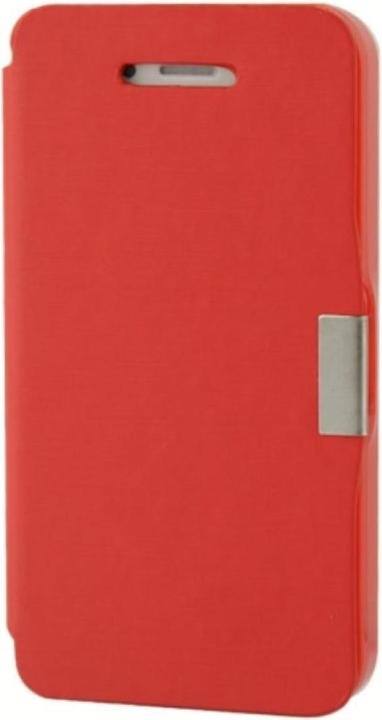 Actual product image König Design Mobile phone case for Apple iPhone 4 / 4s Red brushed (Apple iPhone 4, G4s)