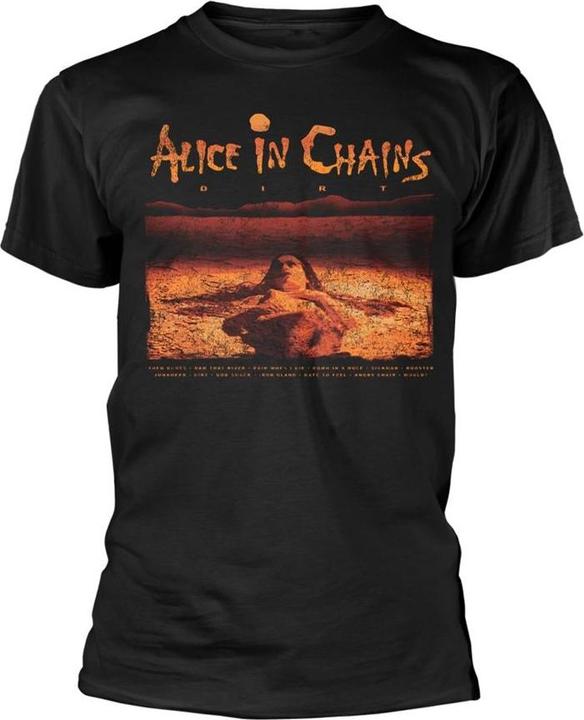Actual product image Alice In Chains Unisex Adult Dirt Track List T-Shirt (M)