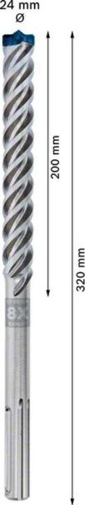 Actual product image Bosch Professional Zubehör Expert SDS max-8X hammer drill, 24 x 200 x 320 mm (24.00 mm)